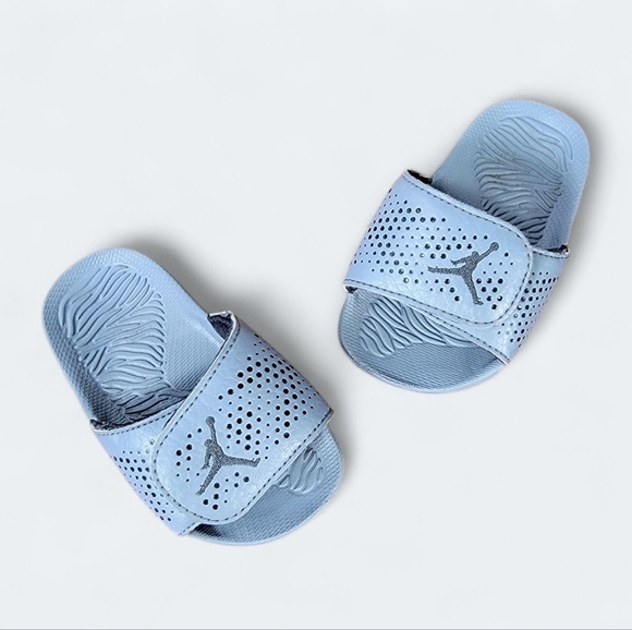 Jordan Hydro 5 Kids Gray Slide Sandals Size 7C - Picture 14 of 14